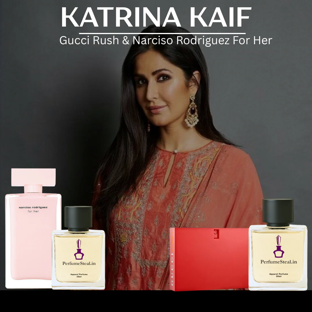 Katrina Kaif - Gucci Rush & Narciso Rodriguez For Her 50ml Combo