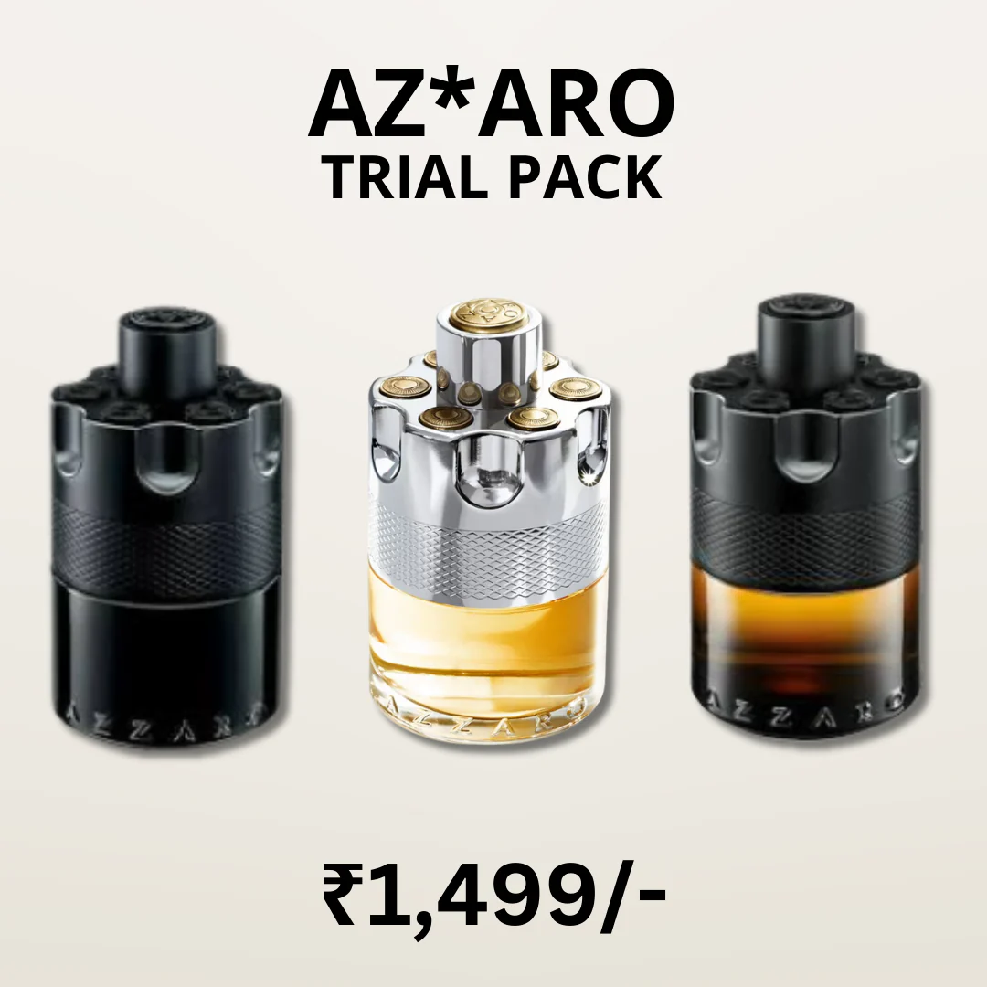 Trial Pack Of Azzaro Wanted 50 ml X 3 Combo for Men.