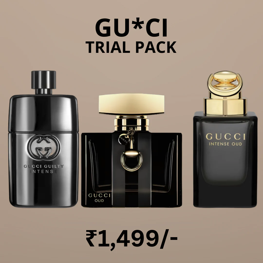 Trial pack of Gucci 50 ml X 3 Combo For Men.
