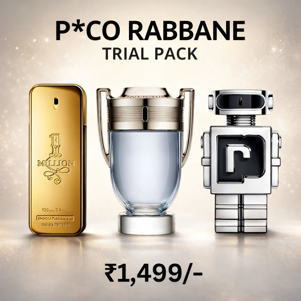 Trial Pack Of Paco Rabbane 50 ml X 3 Combo for Men.